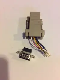 Adapter db9 to rj45 