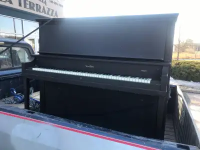 FREE PIANO BLACK UPRIGHT FREE DELIVERY LONDON AREA, View more