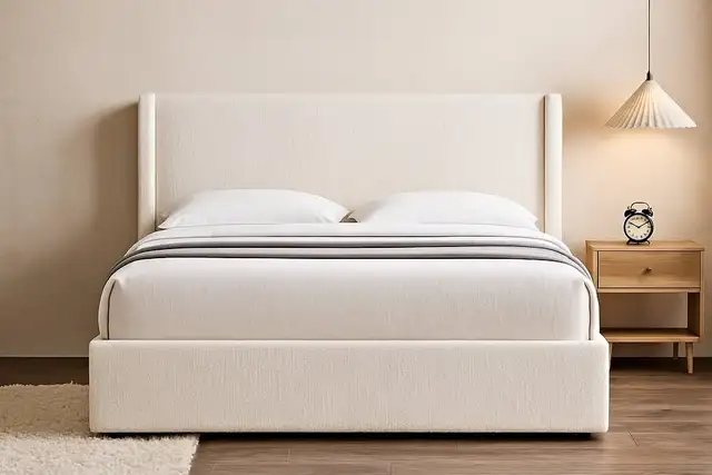 King/Queen hydraulic storage bed frame at warehouse rate in Beds & Mattresses in Peterborough - Image 3