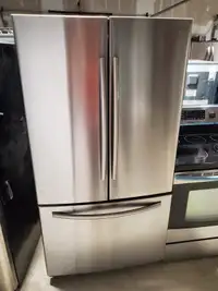 SAMSUNG 36 w fridge bottom freezer can deliver