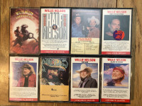8x Willie Nelson cassettes in great condition.