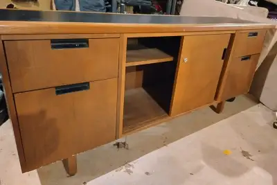 Vintage Credenza Solid Wood Large, View more
