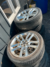 Lincoln rims and nitto tires 265/40/zr22