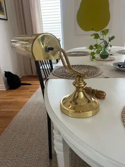 Brass Desk Lamp, View more