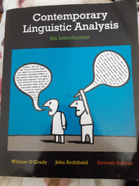 Contemporary linguistic analysis textbook