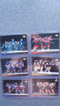 1993-94 Upper Deck 6 Cartes hockey All Rookies Team  Cards