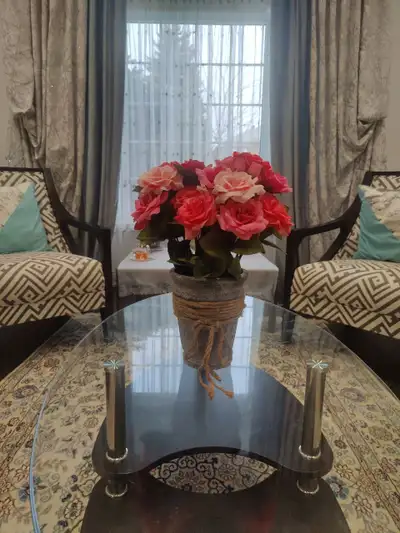 Beautiful Ceramic Vase with Flowers, View more