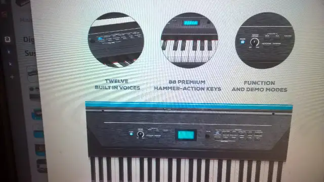 Alesis Recital Pro Bundel - Electric Keyboard, 88 Weighted Keys in Pianos & Keyboards in Bedford - Image 7