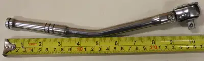 Mastercraft ⅜ in. Drive Flex Ratchet – Bent Handle, View more