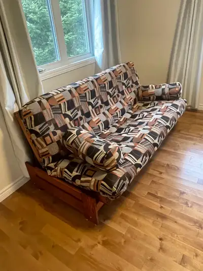 Hi there, my wife and I purchased 2 Futons( for guests) Made in BURLINGTON, ONTARIO Converts to Doub...