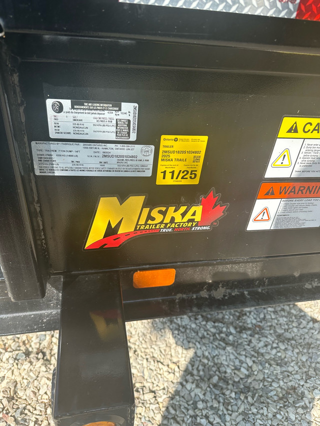 dump trailer rental  14’ in Cargo & Utility Trailers in Kitchener / Waterloo