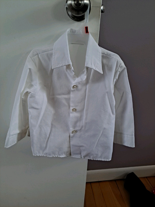 Boys white dress shirt/blouse in Clothing - 18-24 Months in Moncton