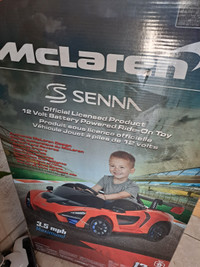 McLaren Senna 12 Volt Ride On Toy, 2 Speeds