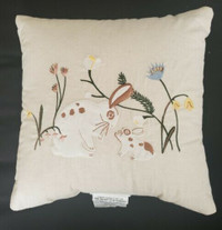 Threshold Rabbit & Flowers 18X18  Cushions