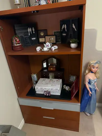 Wardrobe with Mirror, Doors, and Drawers, View more