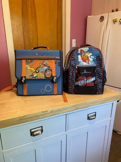 1 sac Louis Garneau, avec bandoulière, en bonne condition VENDU 2 sac Sport extrême 15$