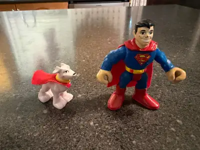 Fisher Price Super friends 2008 Krypto and Superman. Hero toys, View more