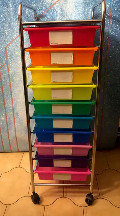 10 Drawer Rolling Cart by Simply Tidy, View more