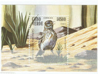 CABO VERDE (CAP VERT). Feuillet "BIRD/OISEAUX", 1981.