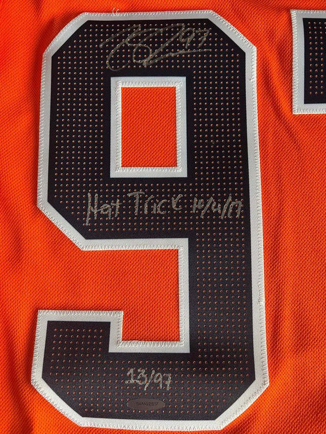 Connor Mcdavid Signed & Inscribed “Hat Trick” LE OF 97  in Arts & Collectibles in Oshawa / Durham Region - Image 2