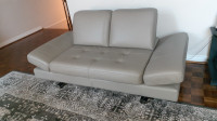 Leather sofa  bed