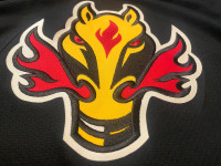 Vintage rare Koho Calgary Flames Old blasty flaming horse jersey