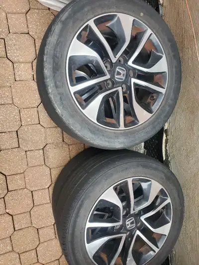 All 4 in good shape, tires are done 16" , price is firm