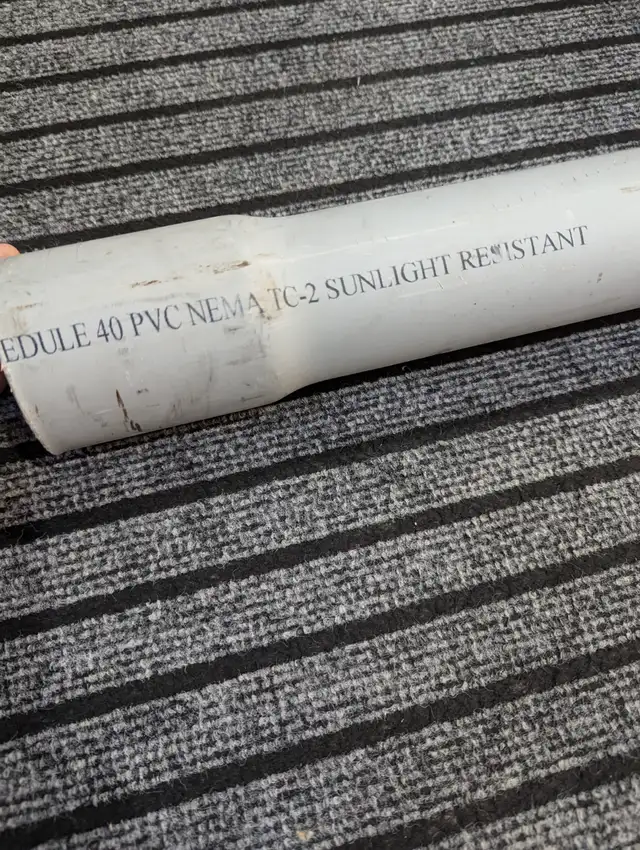 Grey 2" PVC electrical conduit in Electrical in Winnipeg - Image 2