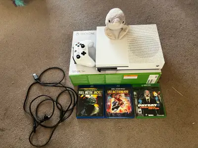 500GB XBOX ONE S - Original Owner - Mint with SSD Upgrade, View more