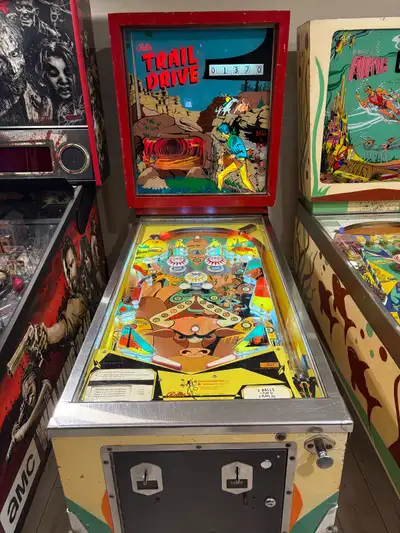 Bally Trail Drive pinball machine, View more