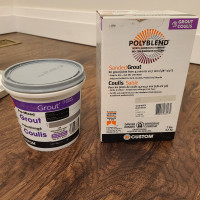 Sanded Grout and pre-mixed grout