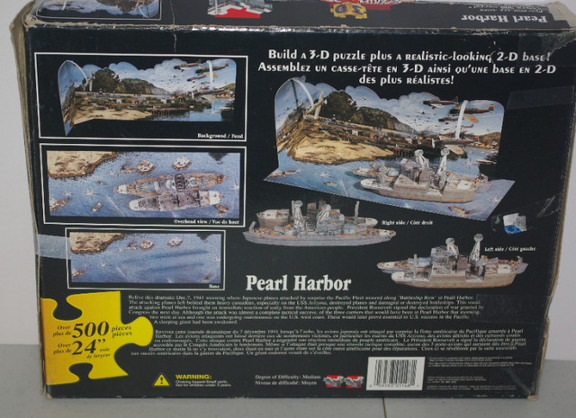 Supertek2D 3D Pearl Harbor Commemorative Edition Jigsaw Puzzle in Hobbies & Crafts in Winnipeg - Image 2