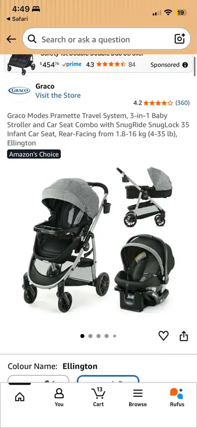 The Graco Modes Pramette Travel System, View more