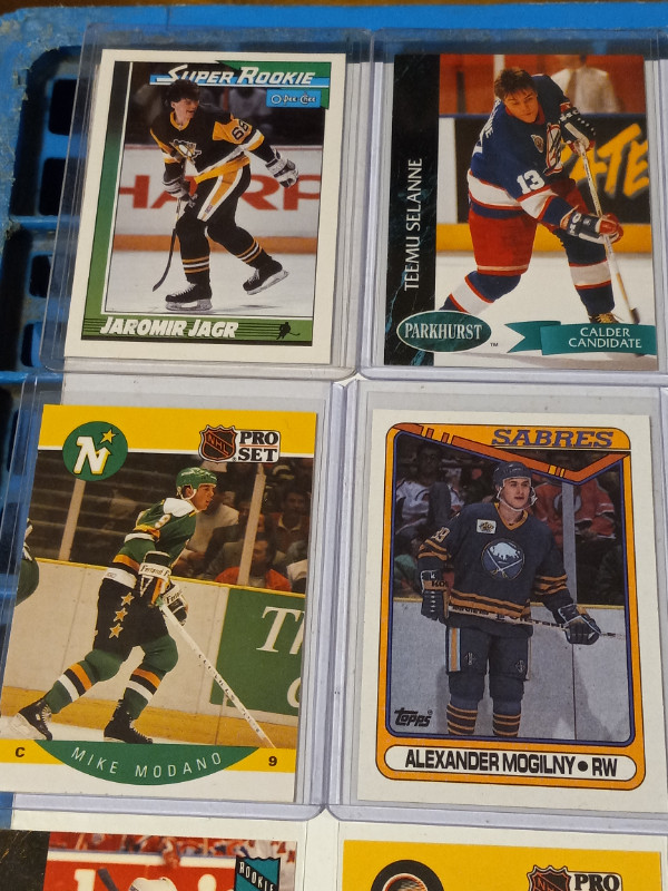 Hockey Cards Rookie ONLY HOF,Stars Selanne,Jagr,Modano Lot 90NM in Arts & Collectibles in Trenton - Image 2