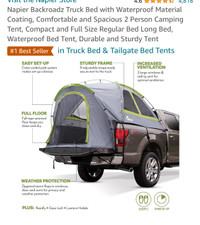 NAPIER BACKROADZ TRUCK TENT. 