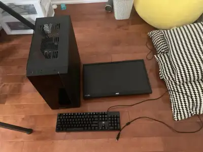     ng PC Setup RX 5700 XT Ryzen 5 3600 Monitor Included, View more