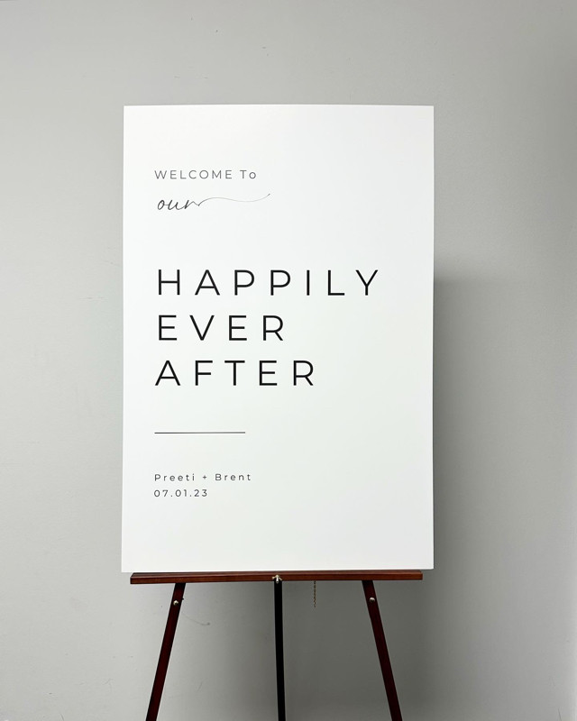 Minimal wedding welcome sign + seating chart in Hobbies & Crafts in Mississauga / Peel Region