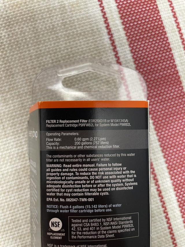 REFRIGERATOR WATER FILTER ( EDR2RXD1B ) in Refrigerators in Fort McMurray - Image 4