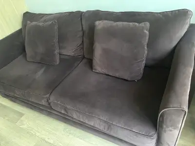 Suede Velvet Sofa brand Klaussner, View more