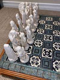 Mayan Aztec Chess Set
