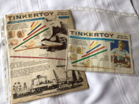 Vintage Tinkertoy instruction booklets