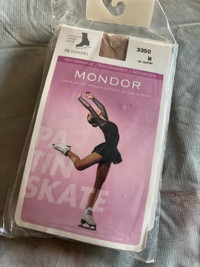 Brand new Mondor Figure Skating Tights - Suntan Medium 