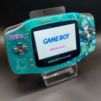 Nintendo Game Boy Advance Hatsune Miku GBA Laminated IPS Mod