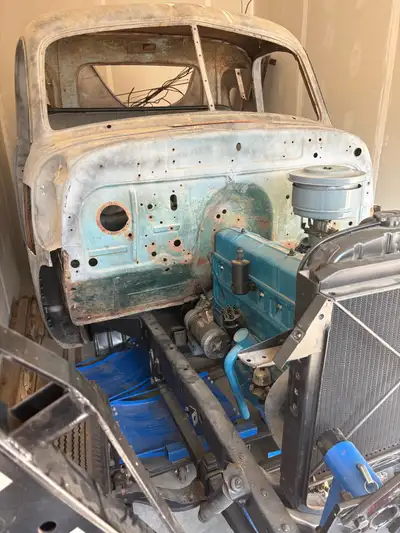 1953 Chevrolet 1300 five window project truck More than 50% completed Frame has been painted Cab nee...
