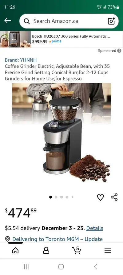 coffee grinder, high end ,new, View more