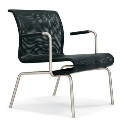 Vintage Designer Keilhauer Mesh lounge chair -Pristine Condition, View more
