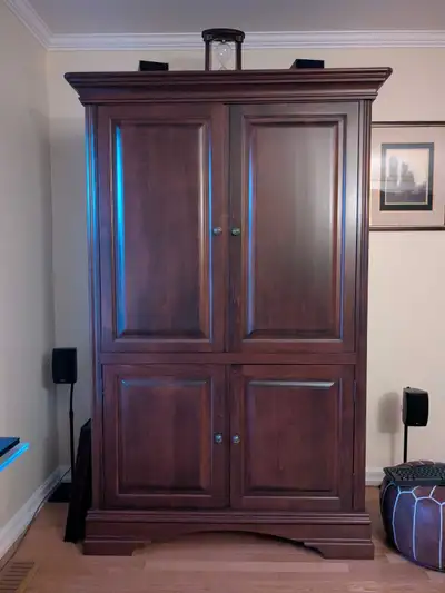 Entertainment Unit Solid Mahogany, View more