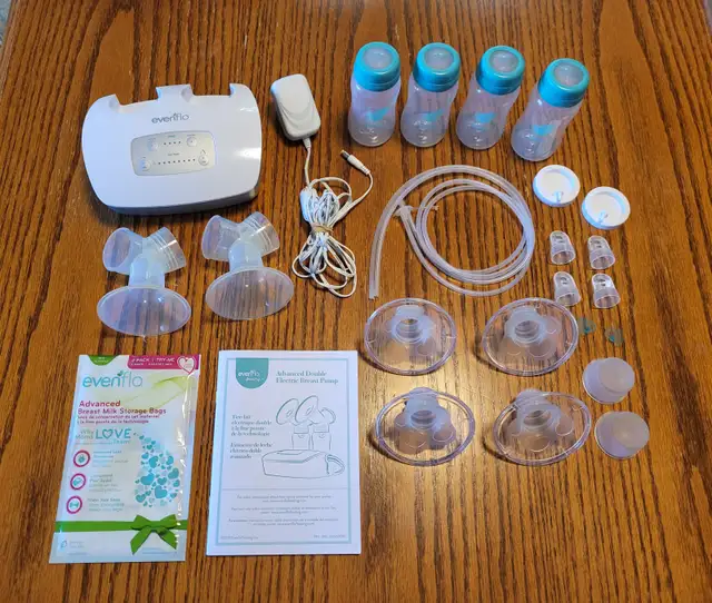 Evenflo Double Electric Breast Pump- LIKE NEW- USED LESS THAN 10 in Other in Vancouver - Image 2