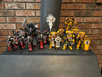 Warhammer 40k Joytoy figures imperial fists and sisters of battl