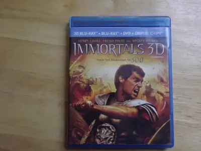 "Immortals" 3D Blu-ray + Blu-ray + DVD + I have for sale "Immortals" 3D Blu-ray + Blu-ray + DVD + in...